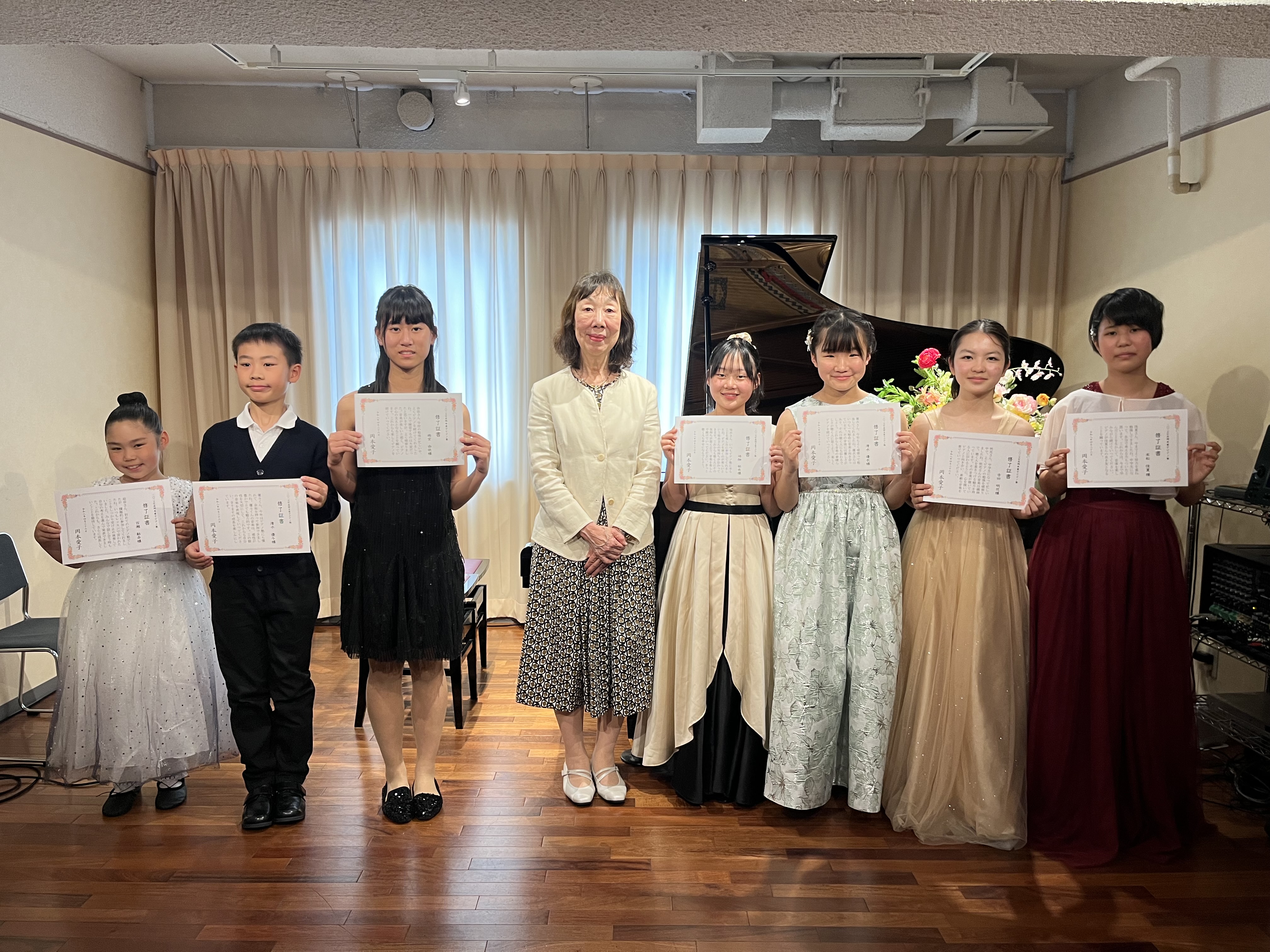 岡本愛子先生ピアノ塾「2025年度修了コンサート」